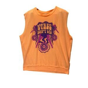 Zumba Vibes Don’t Lie‎ Pullover Oh Orange Size XL NWT Sleeveless Hoodie Workout